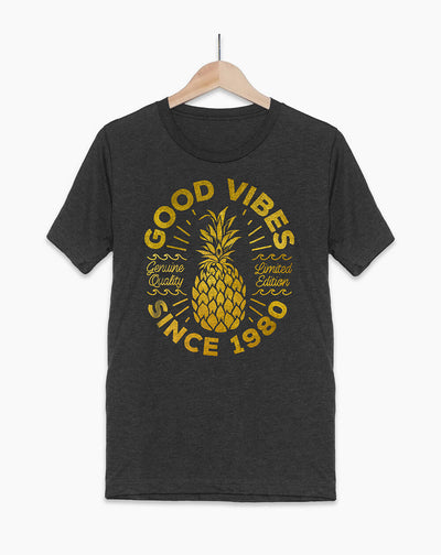 40th Birthday Shirt - Good Vibes Pineapple - Hello Floyd Gifts & Decor