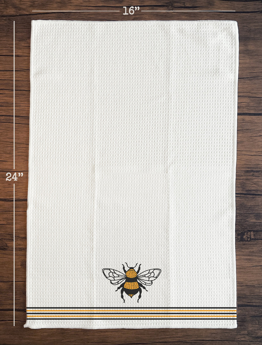 Kitchen Towel, Honey Bees — The High Fiber