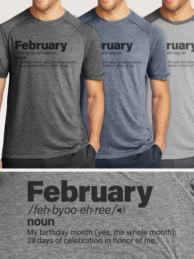 February Birthday Definition Shirt For Men - Hello Floyd Gifts & Decor