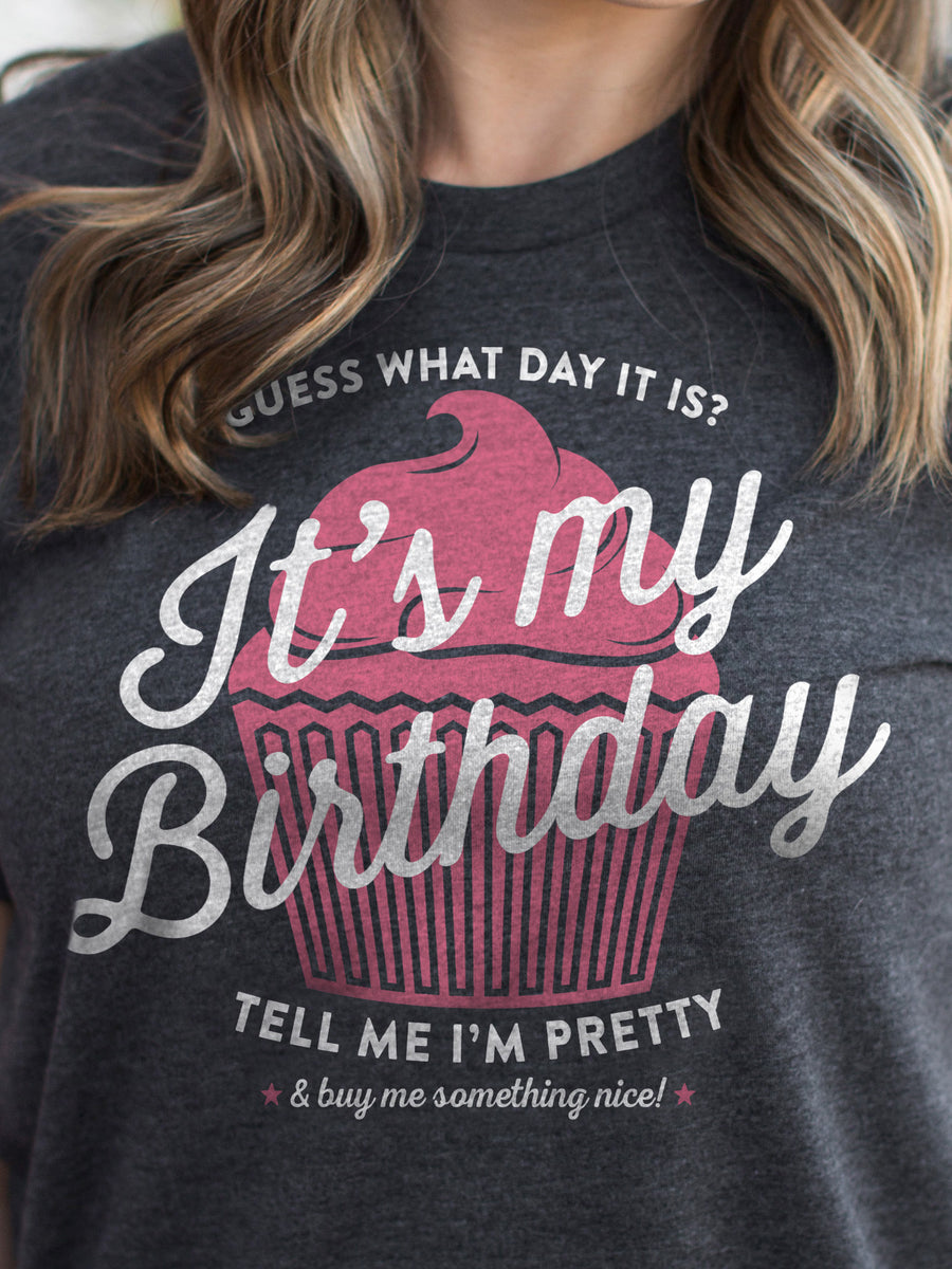 Its My Birthday Shirt | Pink Cupcake