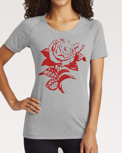 Women's Red Rose T-Shirt - Hello Floyd Gifts & Decor