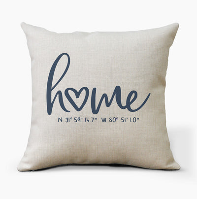 Personalized Pillow | Home Coordinates - Hello Floyd Gifts & Decor