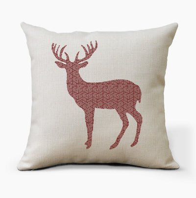 Geometric Deer Farmhouse Pillow - Hello Floyd Gifts & Decor