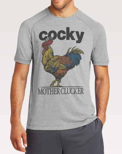 Cocky Rooster Men's T-Shirt - Hello Floyd Gifts & Decor
