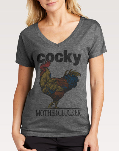 Cocky Rooster Women's T-Shirt - Hello Floyd Gifts & Decor