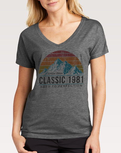 Women's 40th Birthday Classic Mountain T-Shirt - Hello Floyd Gifts & Decor